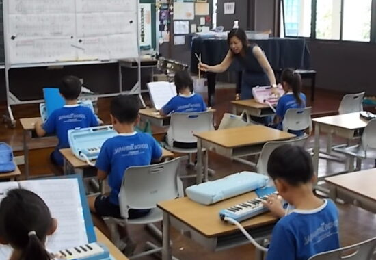音の重なりを感じて　２年生