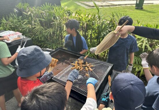 BBQでお腹いっぱい　５年生