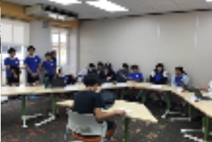 生徒会執行部の活動：活動紹介インターンシップ