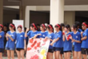 体育大会：リレーの部
