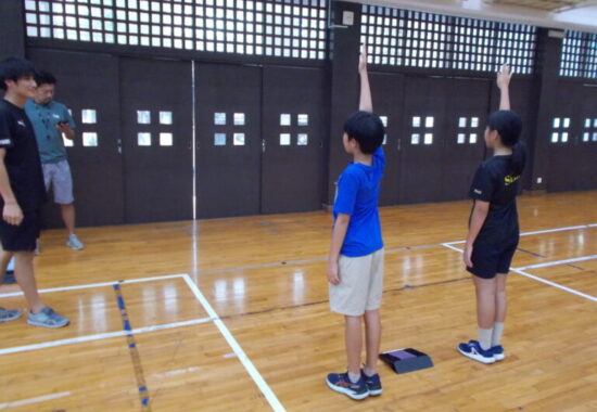 開閉会式の練習始めました