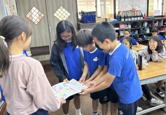 頑張ったね賞　４年生から３年生へ