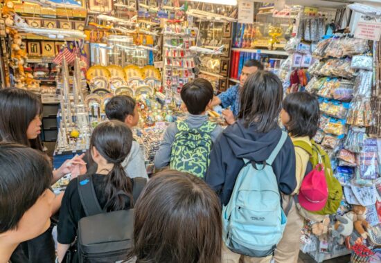 現地での体験活動　６年生