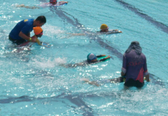 立冬ですが…イマージョン水泳　１年生