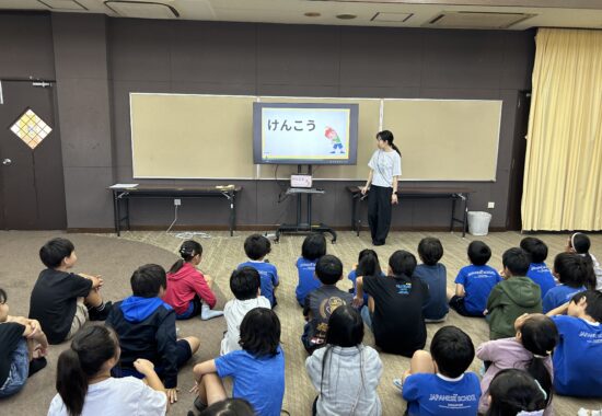 12月の学年集会　３年生