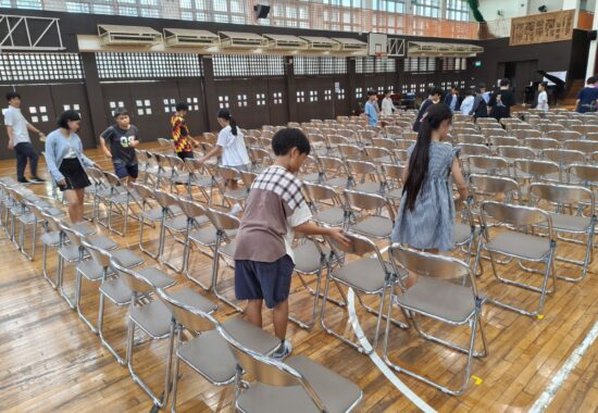 舞台を支える頼もしい力 5年生