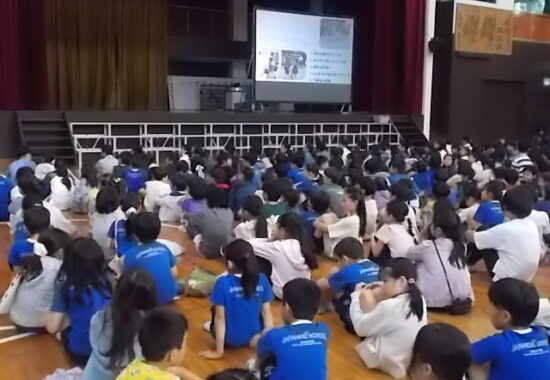 つながる挨拶、広がる笑顔 6月チャンギっ子集会