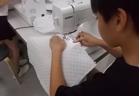 手作りのナップサック　６年生
